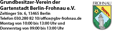 Logo GBV Frohnau